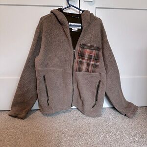 Men’s Columbia titanium fleece zip-up